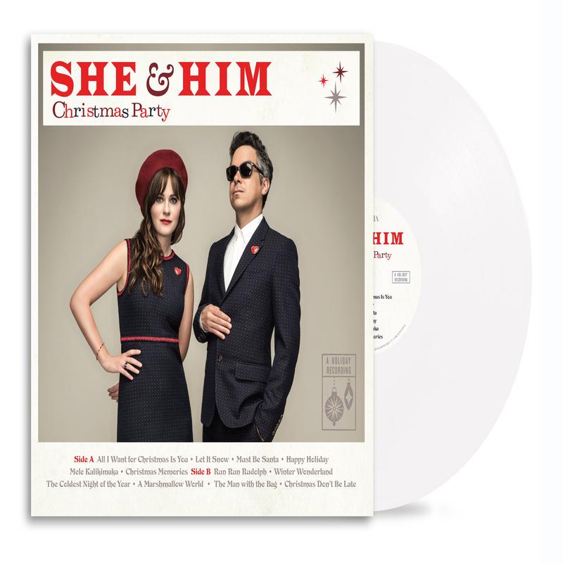 She & Him – Christmas Party – 1LP – Snowflake White Vinyl  [RSD Black Friday 2025]
