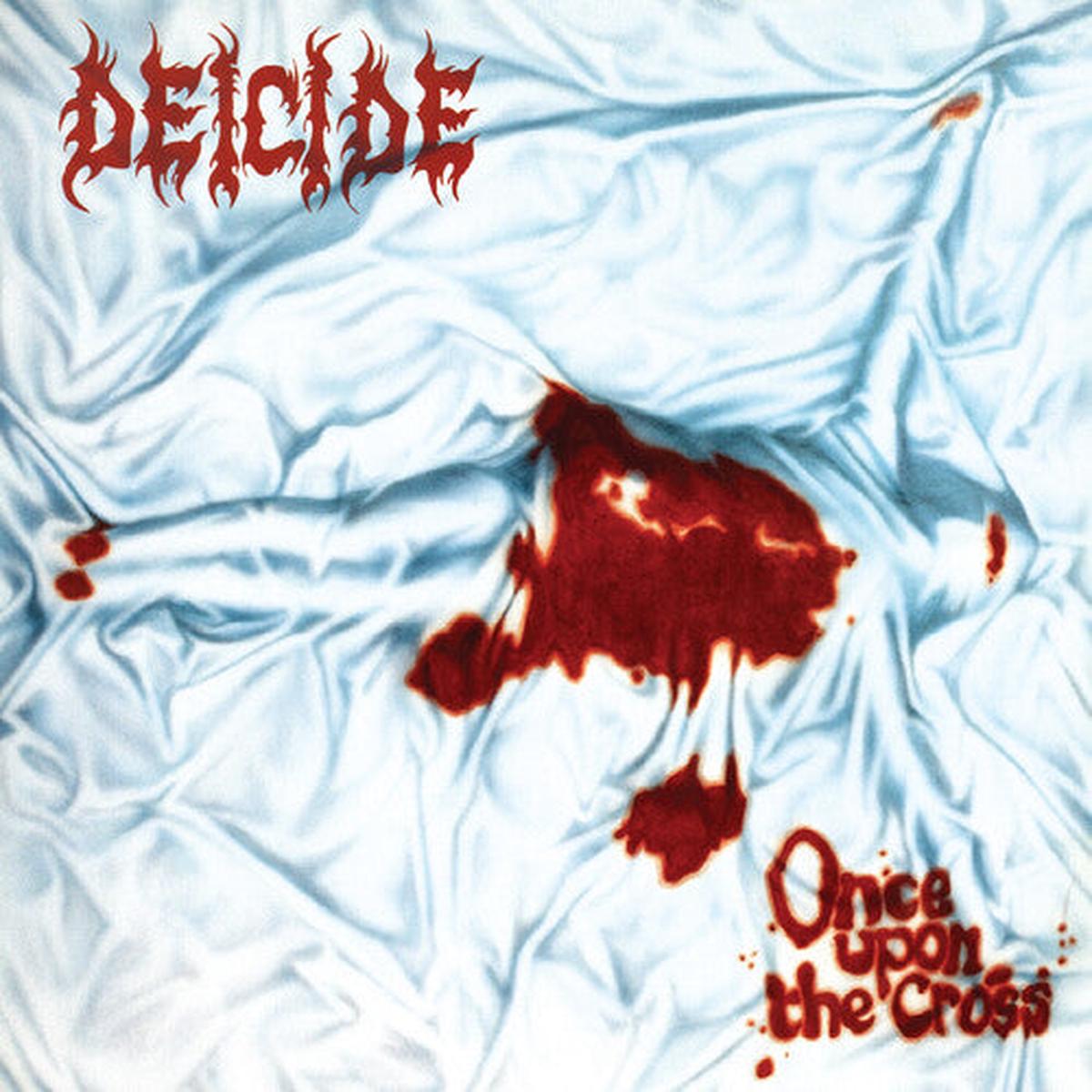 Deicide: Once upon the Cross – Remastered ( MILKY CLEAR WITH BLOOD SPLATTER VINYL ) – VINYL LP