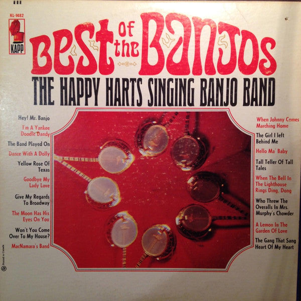 The Happy Harts Singing Banjo Band Best Of The Banjos Folk, World, & Country, Stage & Screen (vinyl)