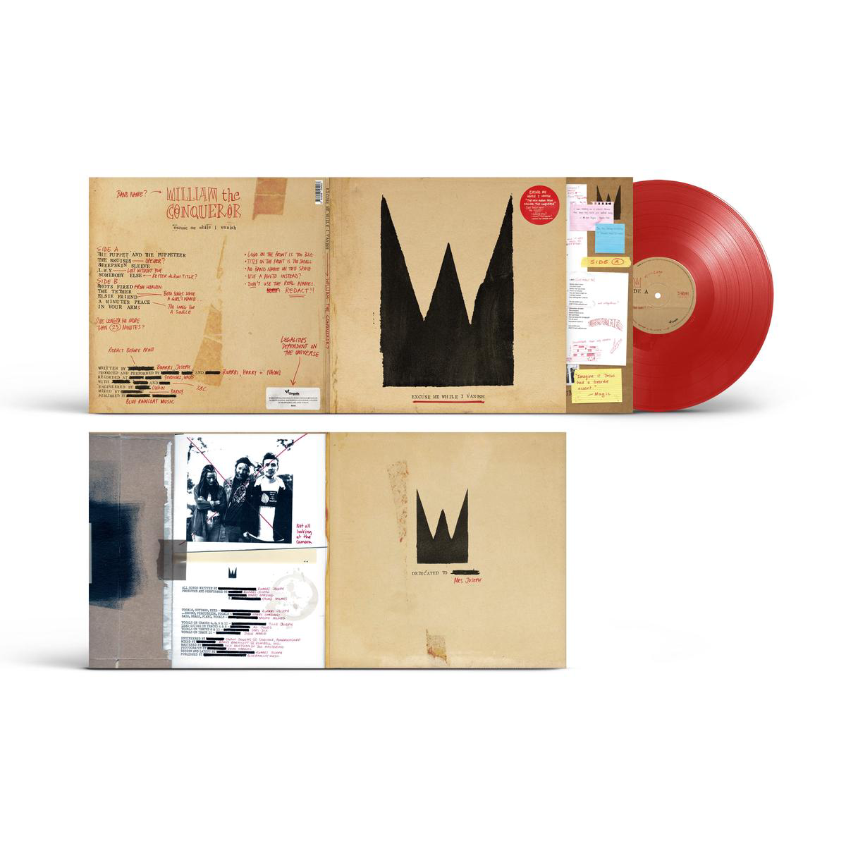 Excuse Me While I Vanish Limited Edition Blood Red Vinyl LP