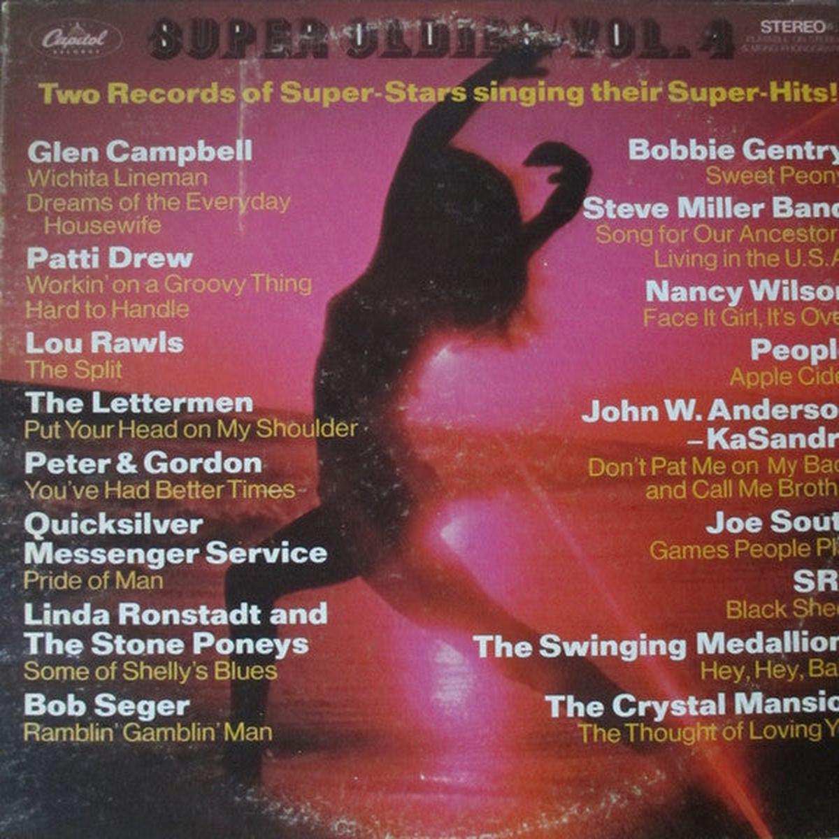 Super Oldies, Vol. 4 -1969 Genre: Rock, Funk / Soul Style: Folk Rock, Rock & Roll, Sou – 2 lps  (Vinyl)