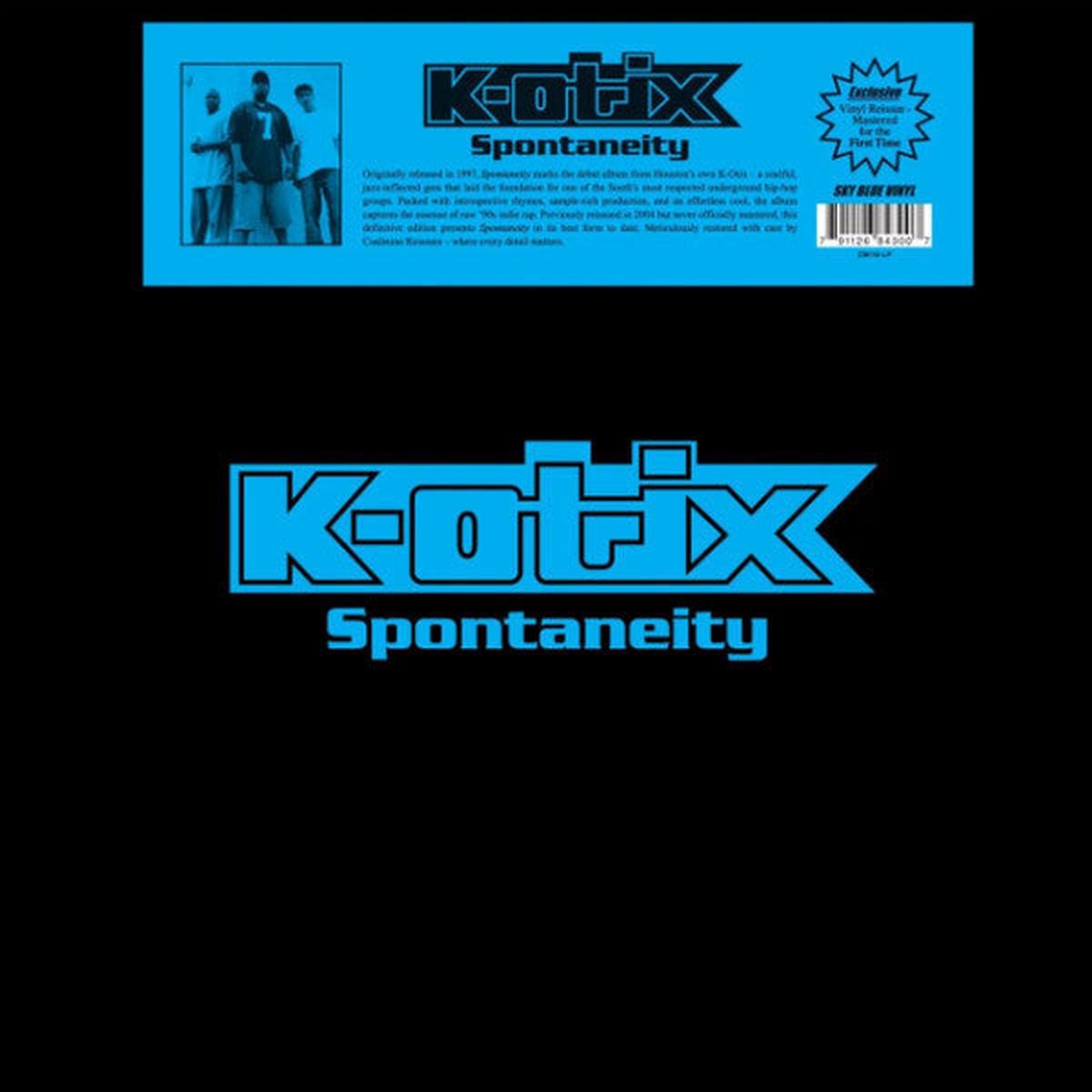 K-OTIX 8211 SPONTANEITY BLUE VINYL 8211 LP