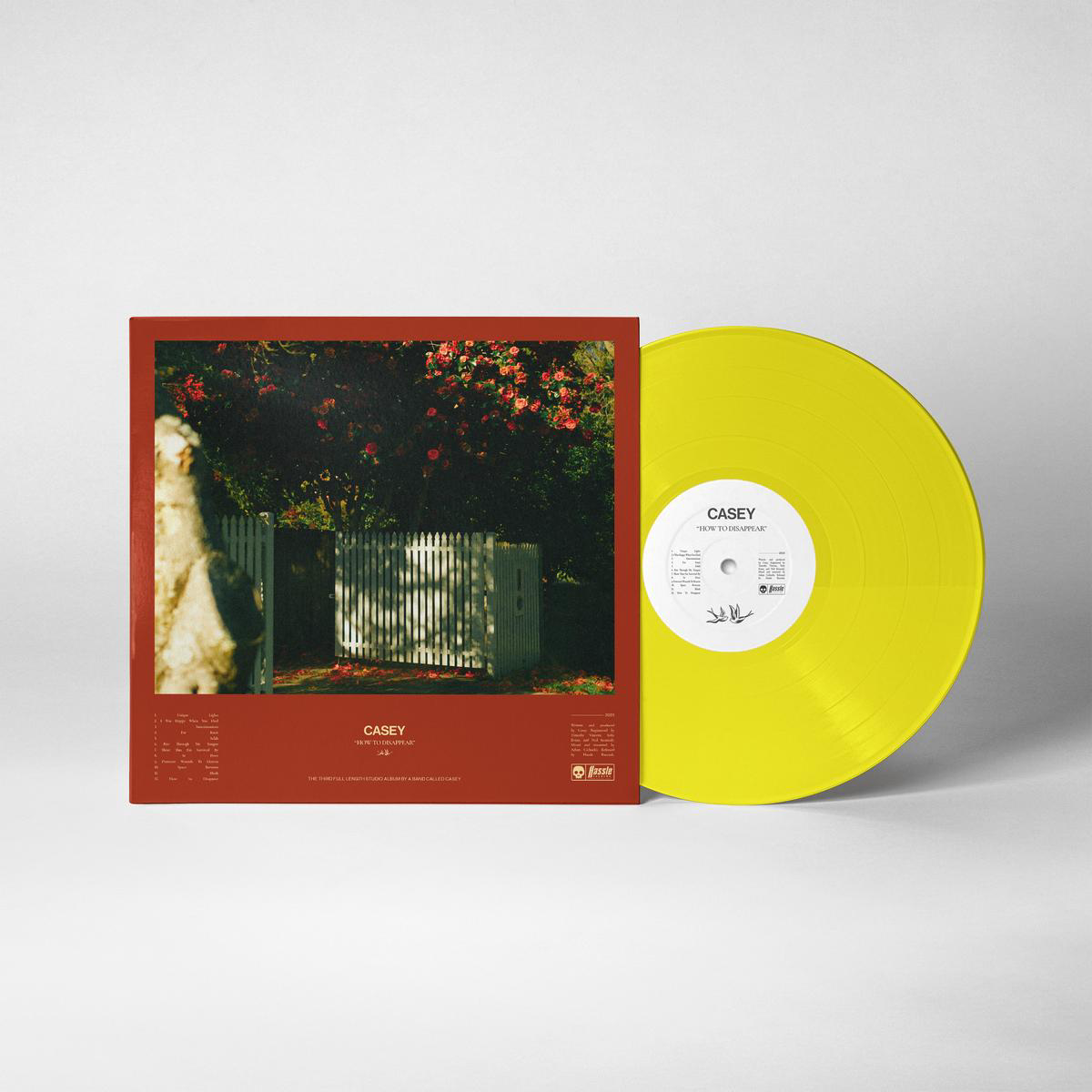 How To Disappear Transparent Yellow Vinyl LP