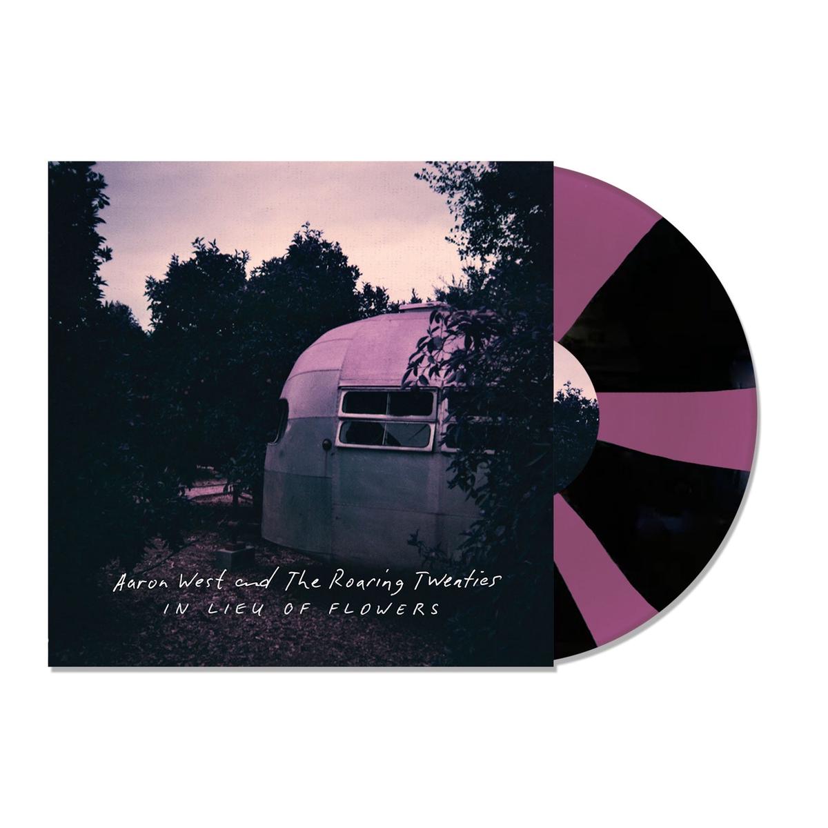 Aaron West and the Roaring Twenties ‘In Lieu Of Flowers’ Purple & Black Pinwheel Vinyl LP