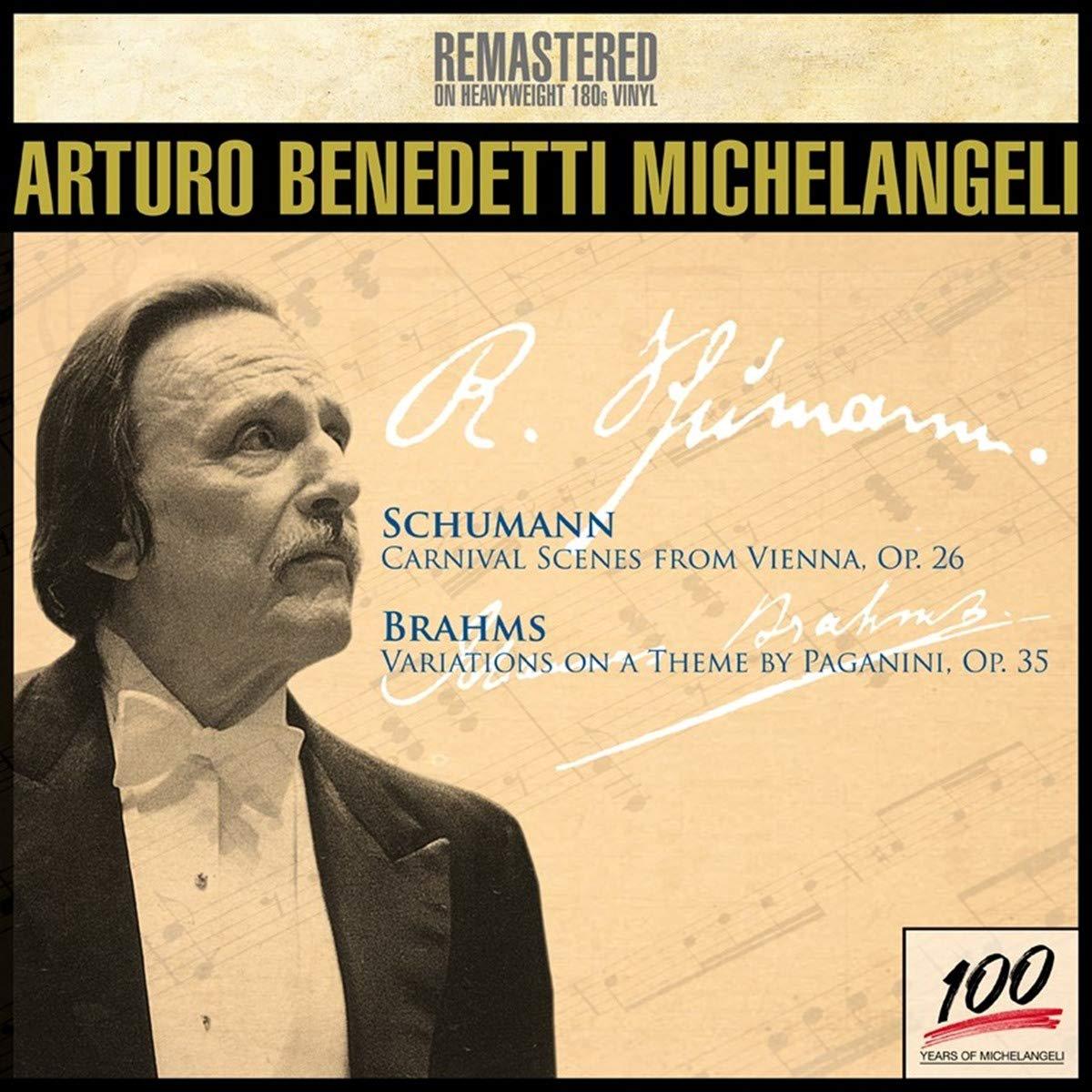 SCHUMANN: CARNIVAL; BRAHMS: VARIATIONS ON A THEME BY PAGANINI – Michelangeli (180g LP)