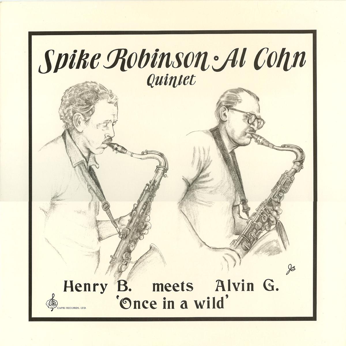 Spike Robinson & Al Cohn – Henry B. Meets Alvin G.: Once In A Wild (LP)