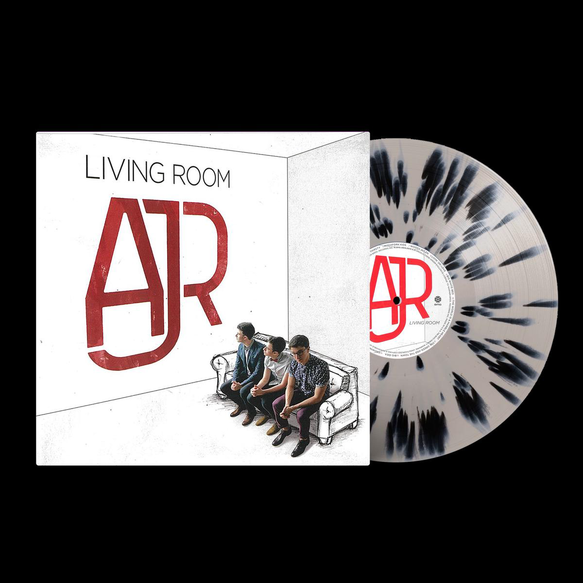 Living Room Bone with Black Splatter Vinyl LP