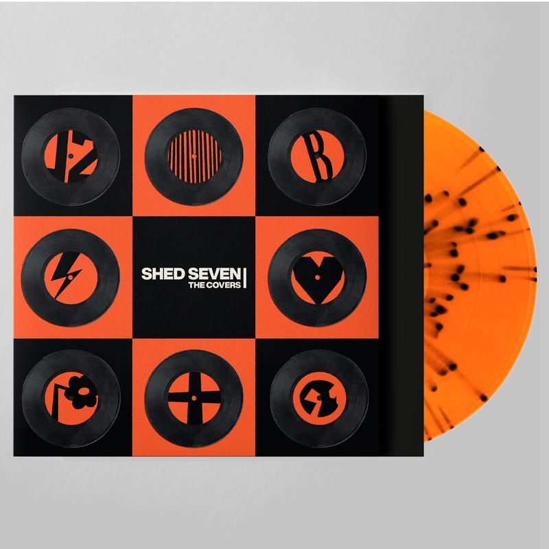 Shed Seven – Shed Seven – The Covers – 1LP – Orange & Black Splatter Vinyl  [Record Store Day 2025]