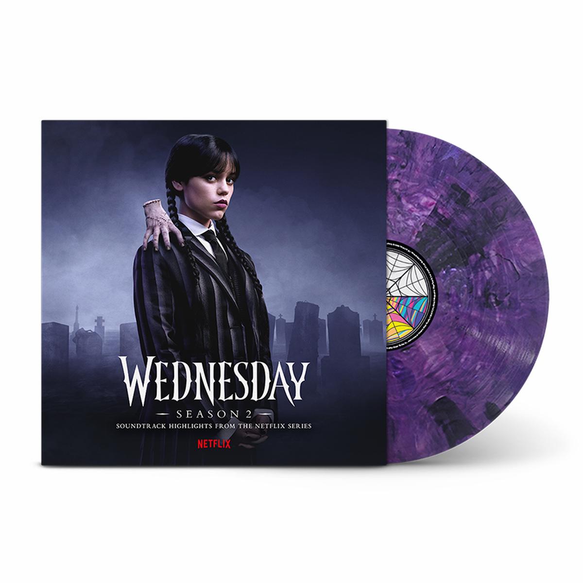 Wednesday – Season 2 (Original Soundtrack from the Netflix Series): Purple and Black Blended Transparent Vinyl LP