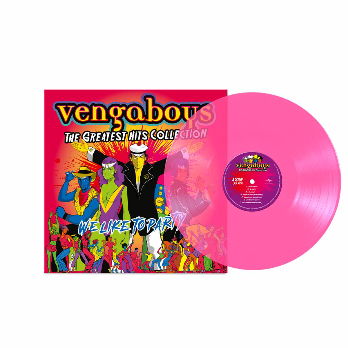 The Greatest Hits Collection Transparent Pink Vinyl LP