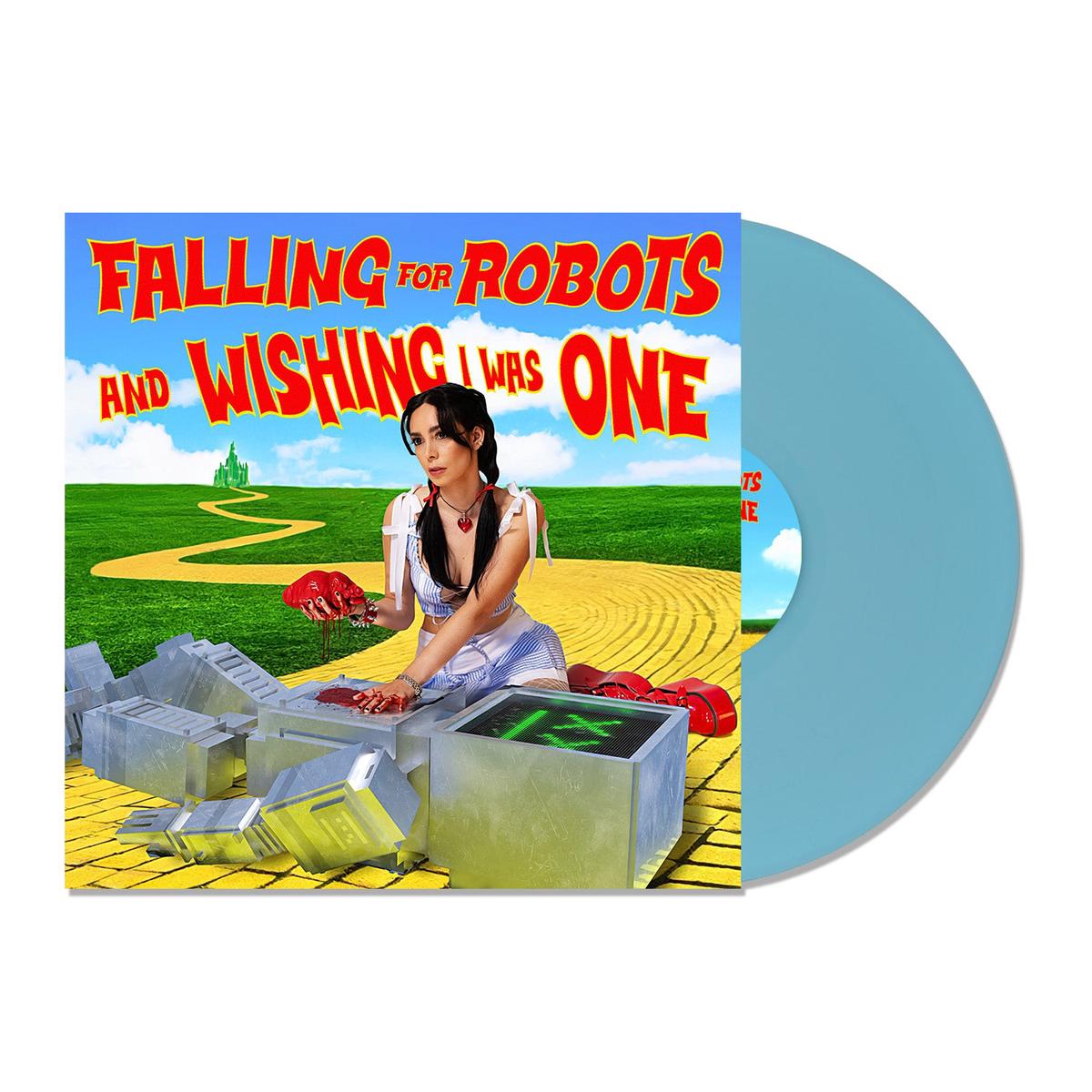 LL ‘falling for robots and wishing i was one’ Sky Blue