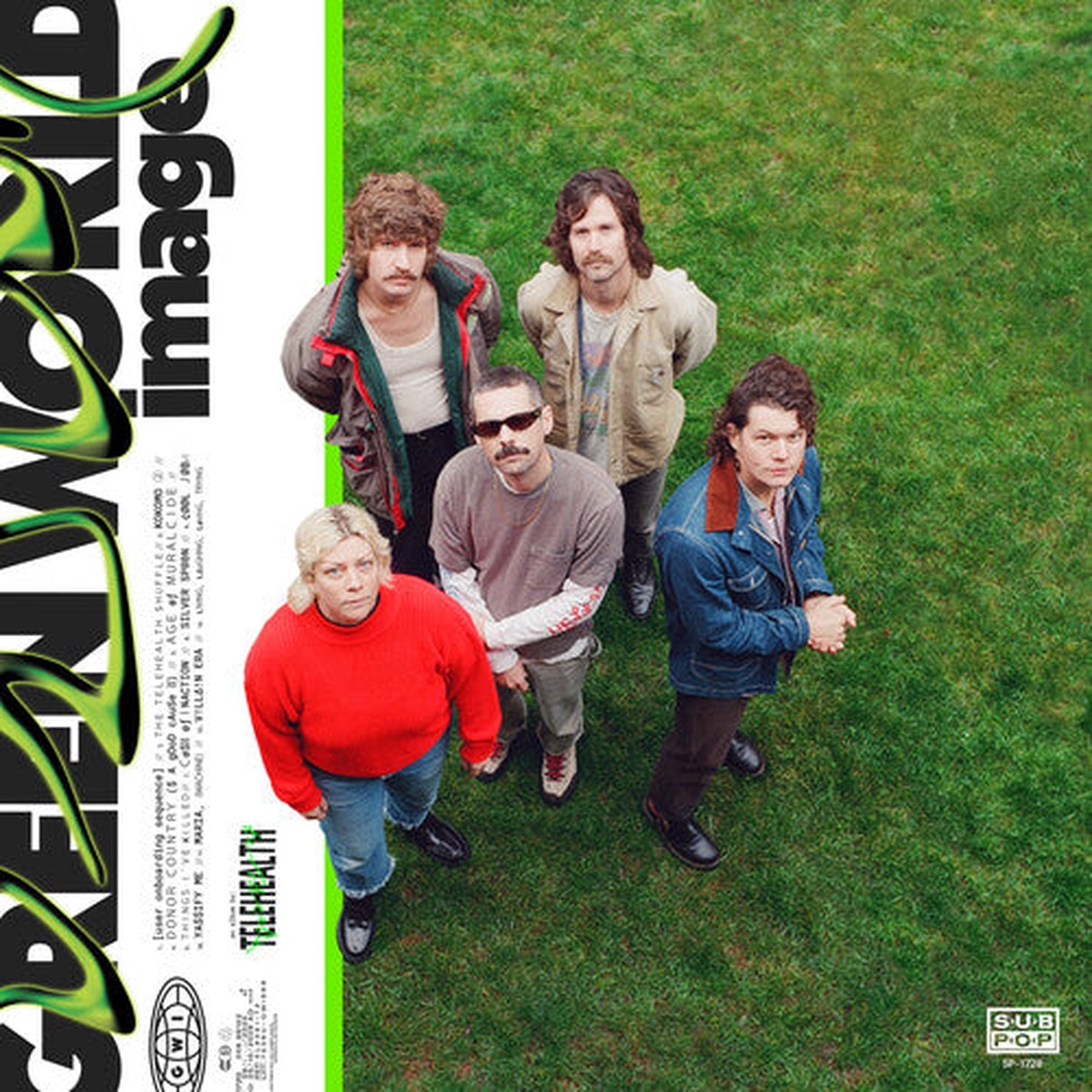 Telehealth: Green World Image – Crystal Clear – VINYL LP