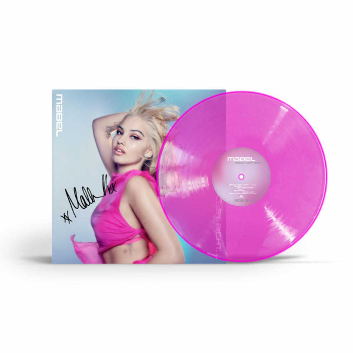 About Last Night8230 Signed Pink Vinyl LP
