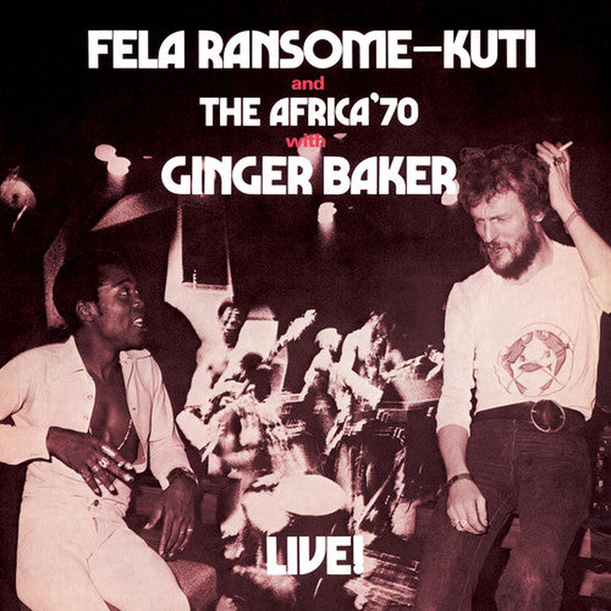 Fela Kuti Fela Live with Ginger Baker