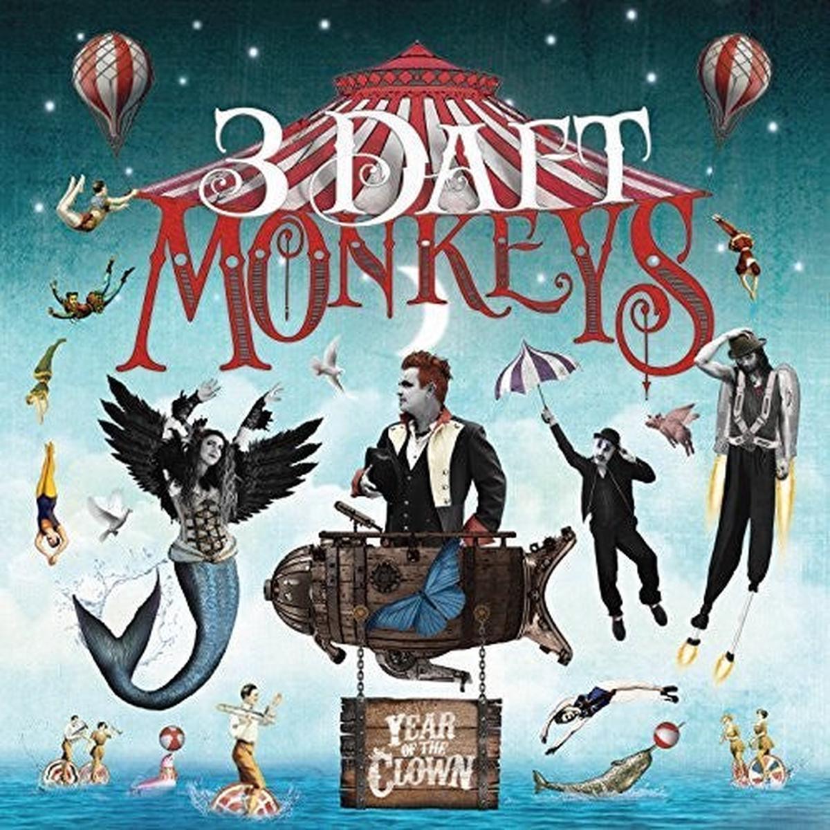 3 Daft Monkeys: Year Of The Clown - VINYL LP