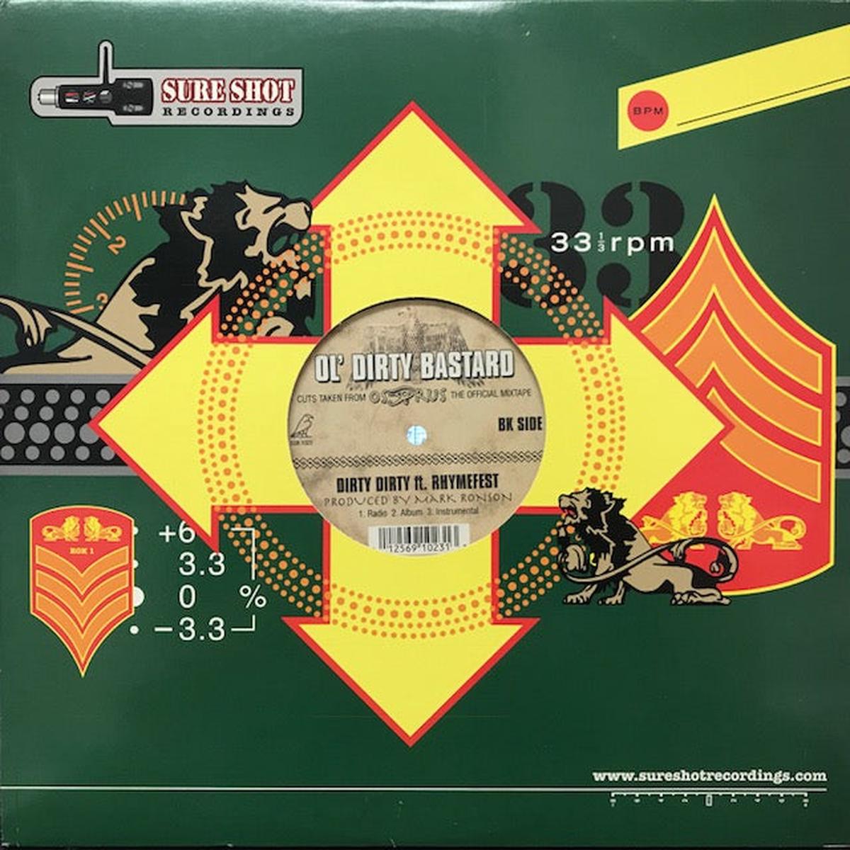 OL' DIRTY BASTARD (O.D.B.) / Dirty Dirty (SSR 1023, 12inch)