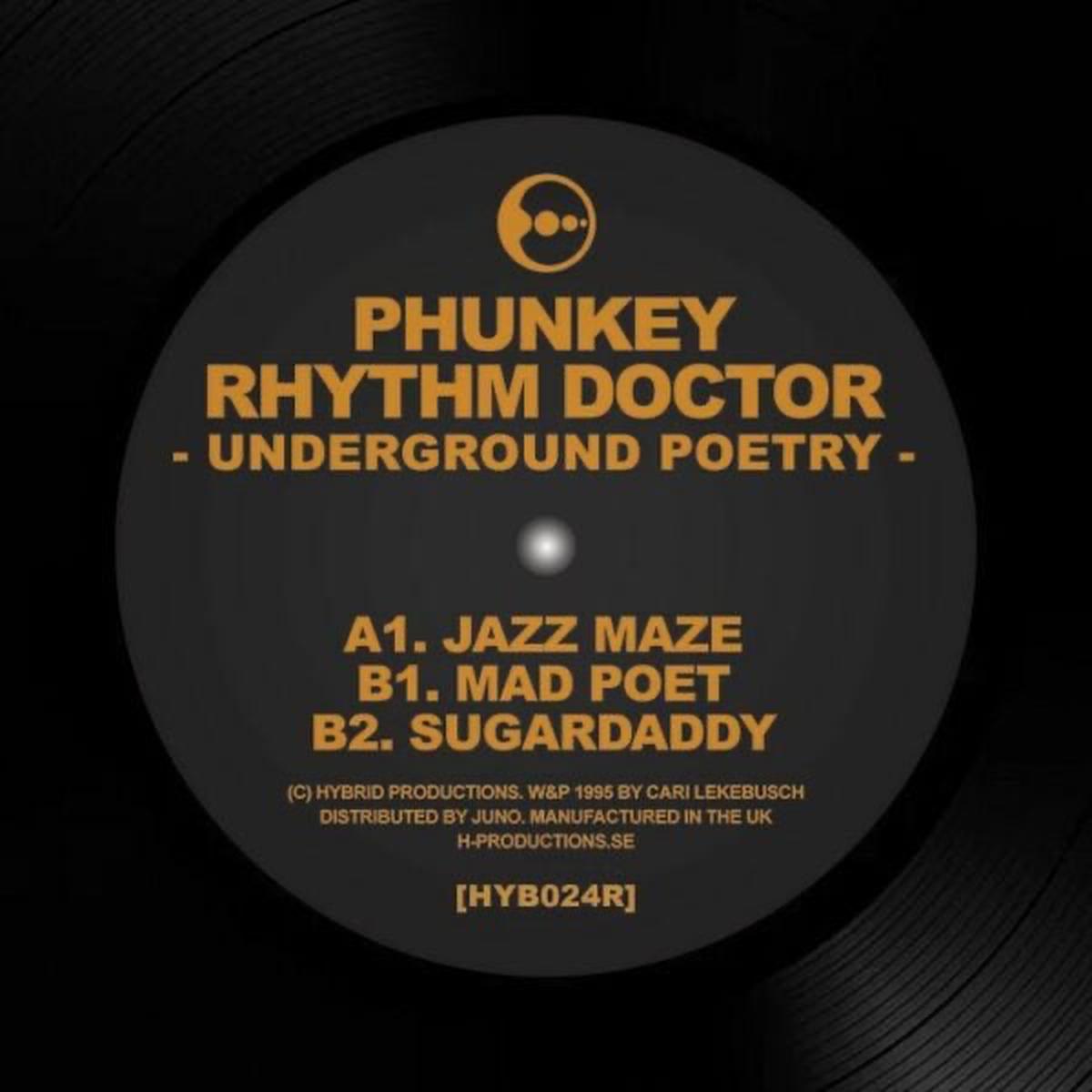 (PRESALE 5/18/26) Underground Poetry (reissue) (VINYL) | Mint (M) Mint (M) - - TECHNO *NEW*