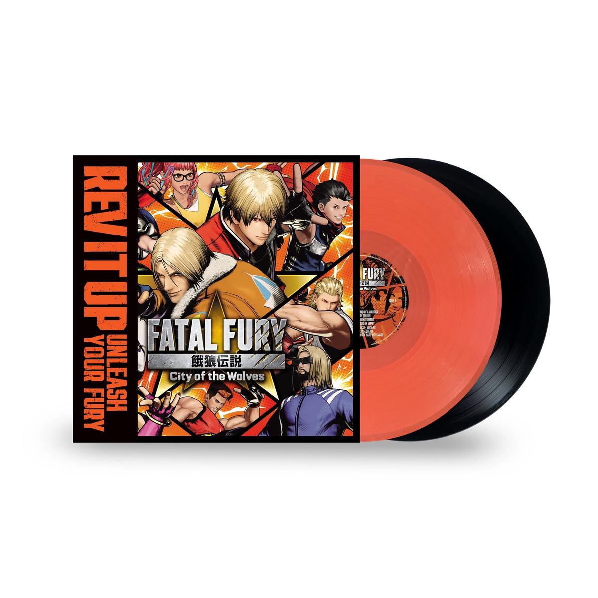 (PRE-ORDER 2/20/26) Fatal Fury: City Of The Wolves (Indie Exclusive) (Original Video Game Soundtrack) [Red & Black Vinyl] [2LP] | - - SOUNDTRACK *NEW/COLOR*