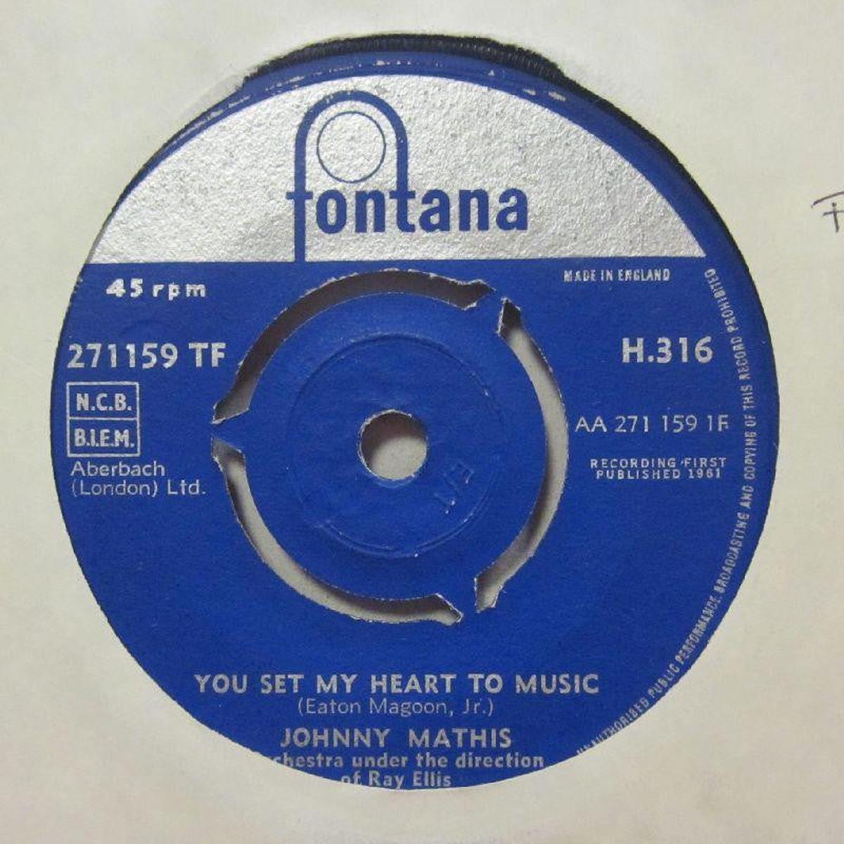 You Set My Heart To Music/ Jenny-Fontana-7  Vinyl-Ex/Ex