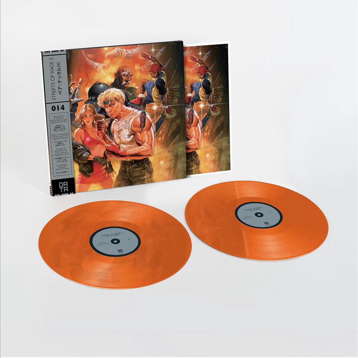 YUZO KOSHIRO 8211 Streets Of Rage 3 (w Bonus Lithographic Print) 8211 2LP 8211 180g Translucent Orange Vinyl APR 7