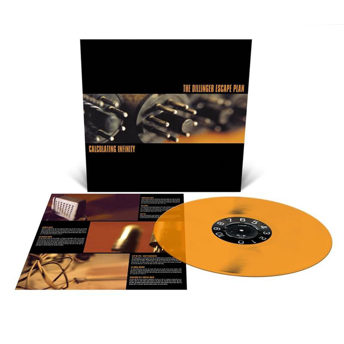 THE DILLINGER ESCAPE PLAN 8211 Calculating Infinity (2023 Reissue) 8211 LP 8211 Clear Orange Vinyl